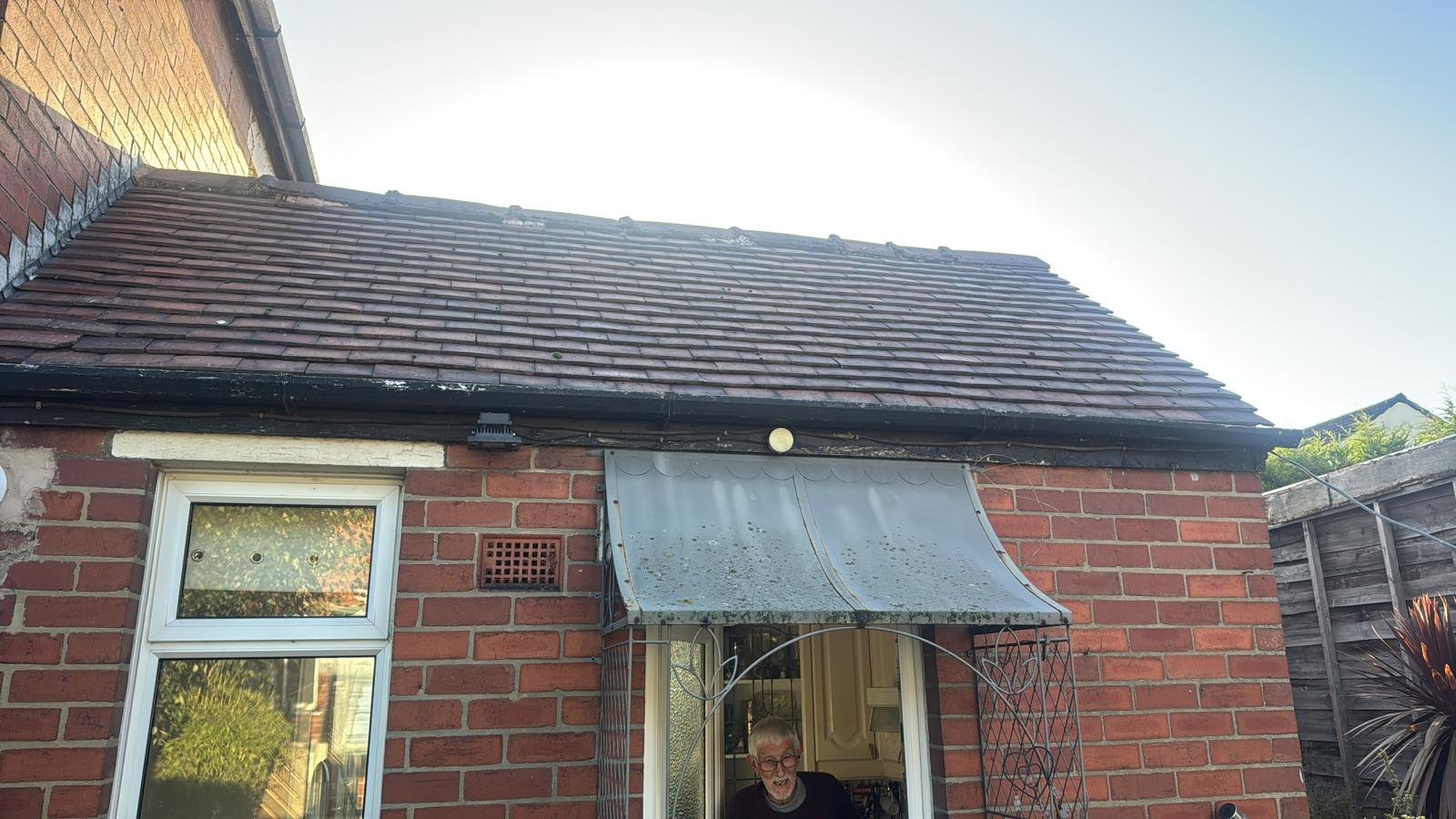 Fascia and guttering project photo 6: Work around the back door